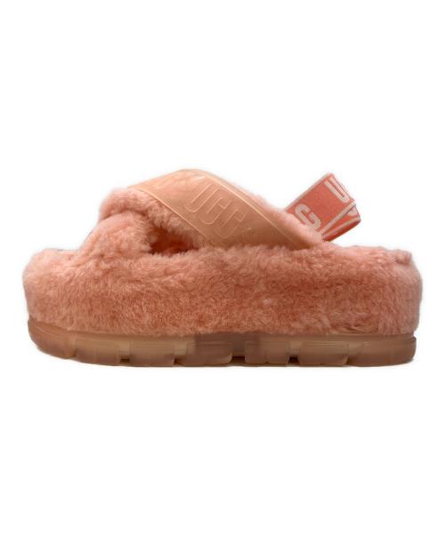UGG（アグ）UGG (アグ) ファーサンダル Fuzzita Clear ピンク サイズ:JAPAN 25の古着・服飾アイテム