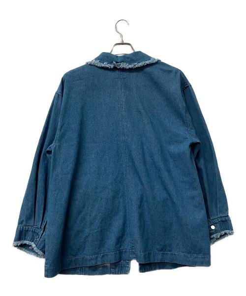 KASTANE（カスタネ）KASTANE (カスタネ) デニムジャケット　襟付きオーバージャケット インディゴ サイズ:FREEの古着・服飾アイテム
