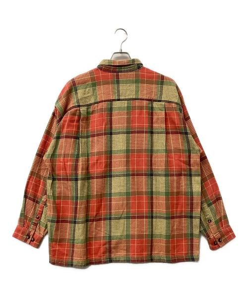 Patagonia（パタゴニア）Patagonia (パタゴニア) ネルシャツ frannel shirt ベージュ×レッド サイズ:XLの古着・服飾アイテム