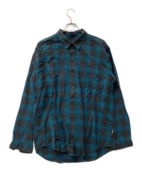 Patagonia（パタゴニア）Patagonia (パタゴニア) シャツ ライトネルシャツ ブルー サイズ:Lの古着・服飾アイテム