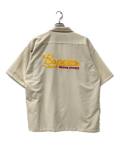 SAPEur（サプール）SAPEur (サプール) シャツ 半袖シャツ アイボリー サイズ:XLARGE-REGULARの古着・服飾アイテム