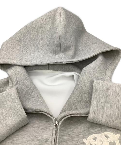 Snidel（スナイデル）Snidel (スナイデル) パーカー ボリュームパーカー グレー サイズ:Fの古着・服飾アイテム