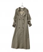 Snidelスナイデル）の古着「コート デザイントレンチコート」｜ブラウン