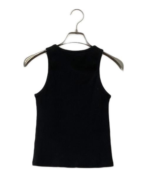 Snidel（スナイデル）Snidel (スナイデル) ワンピース タンクセットフリルキャミワンピース ブラック×ホワイトの古着・服飾アイテム