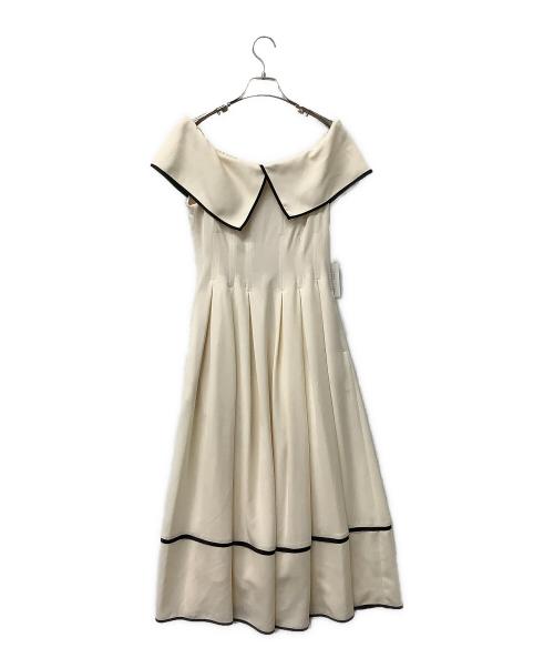 HER LIP TO（ハーリップトゥ）HER LIP TO (ハーリップトゥ) ワンピース Bern Two-Way Dress ベージュ サイズ:Sの古着・服飾アイテム