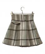 Snidelスナイデル）の古着「スカート プリーツスカショーパン」｜グレー