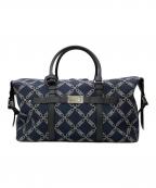 MICHAEL KORSマイケル・コース）の古着「ボストンバッグ Empire Logo Jacquard Duffel Bag」｜ネイビー