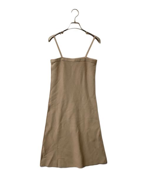 anuans（アニュアンス）anuans (アニュアンス) ワンピース アブストラクトパターンワンピース ブラウン サイズ:Fの古着・服飾アイテム