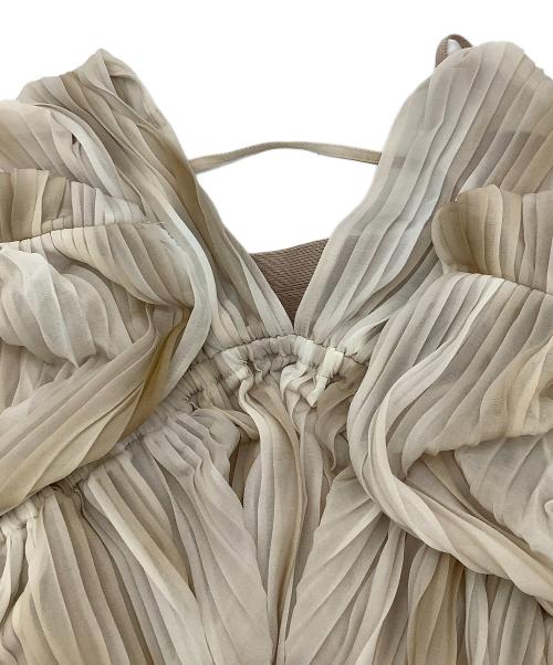 anuans（アニュアンス）anuans (アニュアンス) ワンピース アブストラクトパターンワンピース ブラウン サイズ:Fの古着・服飾アイテム