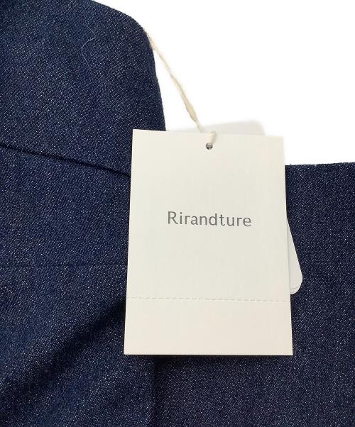 Rirandture（リランドチュール）Rirandture (リランドチュール) ワンピース ショルダーフリルIラインワンピース ネイビー サイズ:1の古着・服飾アイテム
