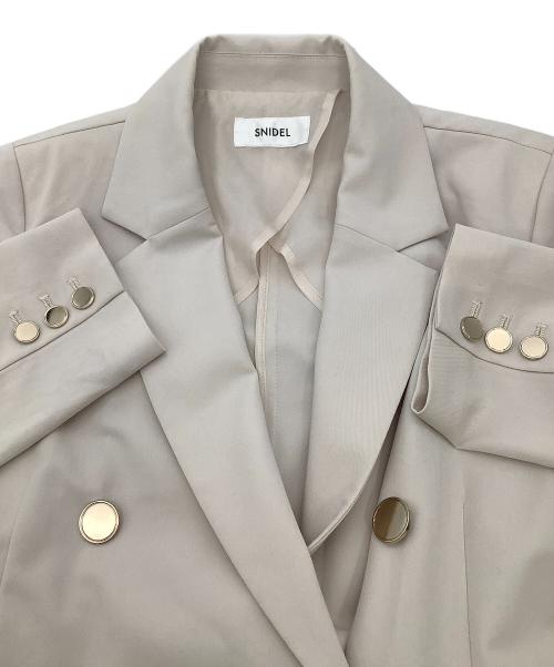 Snidel（スナイデル）Snidel (スナイデル) テーラードジャケット ダブルジャケット ピンクの古着・服飾アイテム