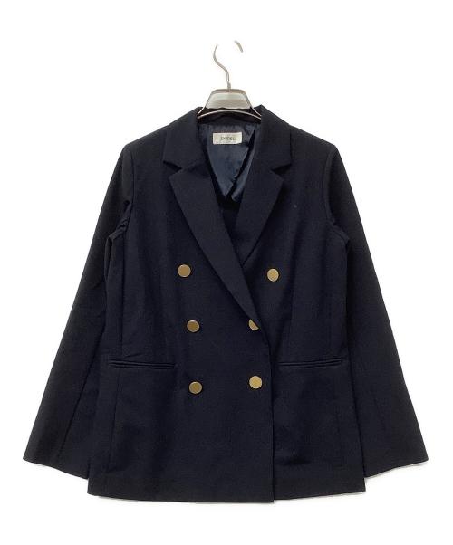 Snidel（スナイデル）Snidel (スナイデル) テーラードジャケット Sustainaダブルジャケット ネイビーの古着・服飾アイテム