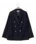 Snidel（スナイデル）の古着「テーラードジャケット Sustainaダブルジャケット」｜ネイビー