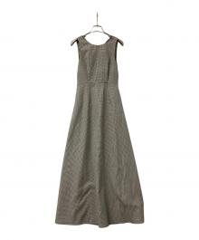 Snidel（スナイデル）の古着「ワンピース バックオープンフレアワンピース」｜ブラウン