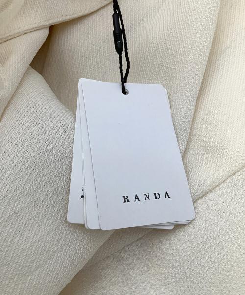 RANDA（ランダ）RANDA (ランダ) キャミソールワンピース ショルダーフリルワンピース ベージュ サイズ:1の古着・服飾アイテム