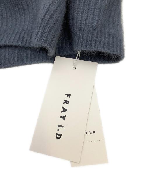 FRAY ID（フレイ アイディー）FRAY ID (フレイ アイディー) ワンピース オフショルニットミニワンピース パープル サイズ:Fの古着・服飾アイテム