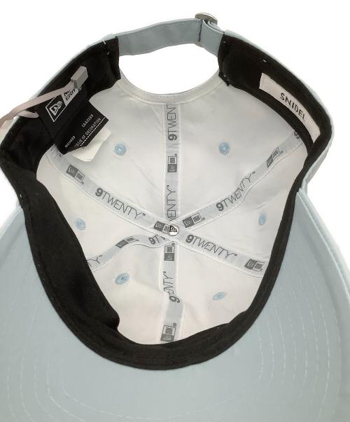 Snidel（スナイデル）Snidel (スナイデル) New Era (ニューエラ) キャップ エンブレムキャップ スカイブルー サイズ:Fの古着・服飾アイテム