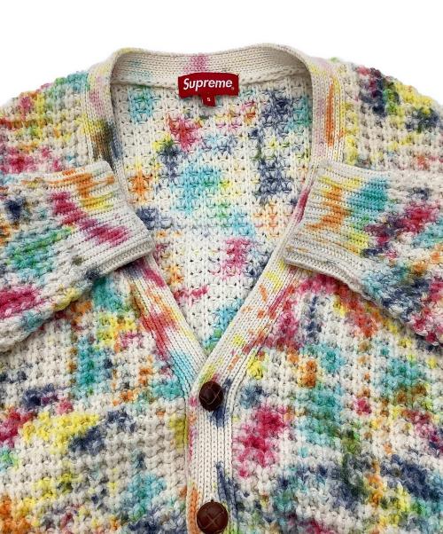 SUPREME（シュプリーム）SUPREME (シュプリーム) 厚手カーディガン 21AW Waffle Knit Cardigan マルチカラー サイズ:Sの古着・服飾アイテム