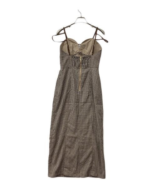 eimy istoire（エイミーイストワール）eimy istoire (エイミーイストワール) キャミソールワンピース ブラウン サイズ:Sの古着・服飾アイテム