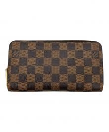 LOUIS VUITTON（ルイ ヴィトン）の古着「長財布 N41661 ダミエ」｜ブラウン