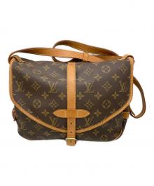 LOUIS VUITTON（ルイ ヴィトン）の古着「ショルダーバッグ M42256 モノグラム ソミュール30」｜ブラウン