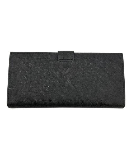 PRADA（プラダ）PRADA (プラダ) 長財布 サフィアーノ  ブラックの古着・服飾アイテム