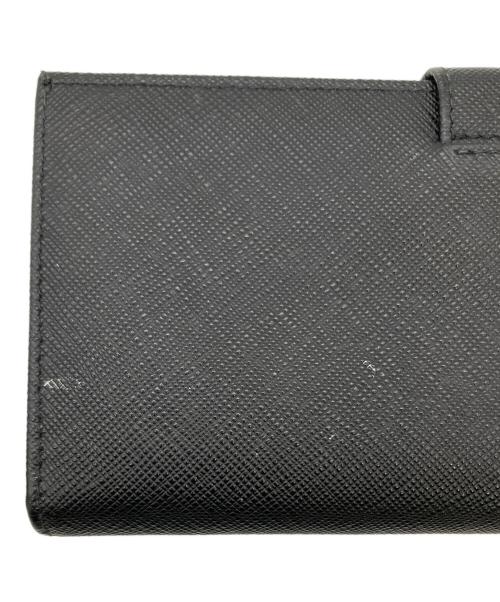 PRADA（プラダ）PRADA (プラダ) 長財布 サフィアーノ  ブラックの古着・服飾アイテム
