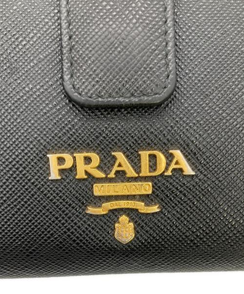PRADA（プラダ）PRADA (プラダ) 長財布 サフィアーノ  ブラックの古着・服飾アイテム