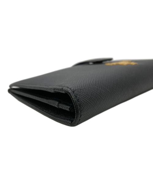 PRADA（プラダ）PRADA (プラダ) 長財布 サフィアーノ  ブラックの古着・服飾アイテム