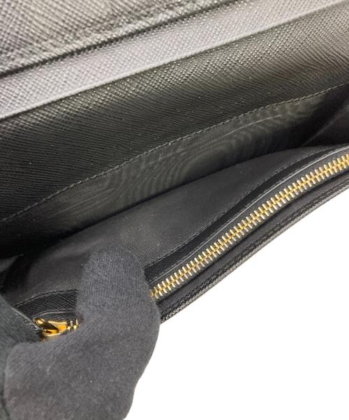 PRADA（プラダ）PRADA (プラダ) 長財布 サフィアーノ  ブラックの古着・服飾アイテム