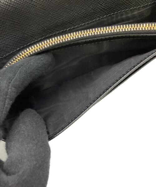 PRADA（プラダ）PRADA (プラダ) 長財布 サフィアーノ  ブラックの古着・服飾アイテム