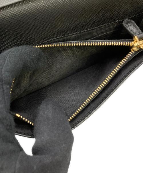 PRADA（プラダ）PRADA (プラダ) 長財布 サフィアーノ  ブラックの古着・服飾アイテム