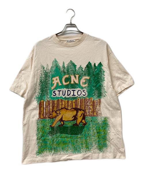 Acne studios（アクネ ストゥディオス）Acne studios (アクネ ストゥディオス) 半袖カットソー ベージュ サイズ:Sの古着・服飾アイテム