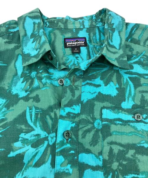 Patagonia（パタゴニア）Patagonia (パタゴニア) 半袖シャツ メンズ・ゴー・トゥ・シャツ（Go To Shirt） グリーン サイズ:Mの古着・服飾アイテム