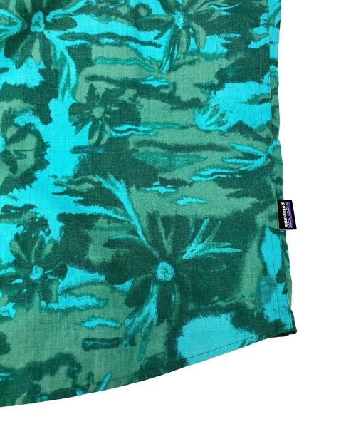 Patagonia（パタゴニア）Patagonia (パタゴニア) 半袖シャツ メンズ・ゴー・トゥ・シャツ（Go To Shirt） グリーン サイズ:Mの古着・服飾アイテム