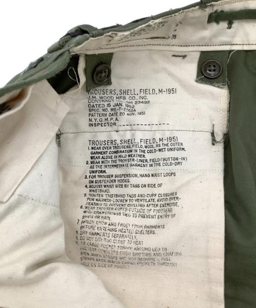 US ARMY（ユーエスアーミー）US ARMY (ユーエスアーミー) カーゴパンツ M-51フィールドパンツ オリーブ サイズ:SHORT SMALLの古着・服飾アイテム