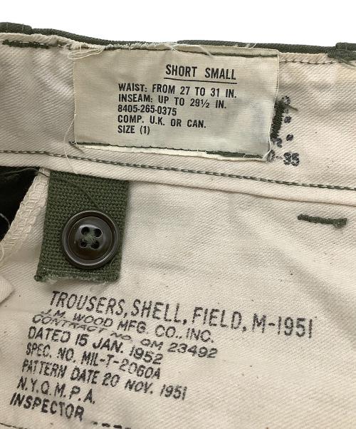 US ARMY（ユーエスアーミー）US ARMY (ユーエスアーミー) カーゴパンツ M-51フィールドパンツ オリーブ サイズ:SHORT SMALLの古着・服飾アイテム