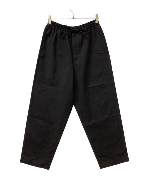 JIL SANDER（ジルサンダー）JIL SANDER (ジルサンダー) イージーパンツ ウールワイドレッグパンツ ブラック サイズ:44の古着・服飾アイテム