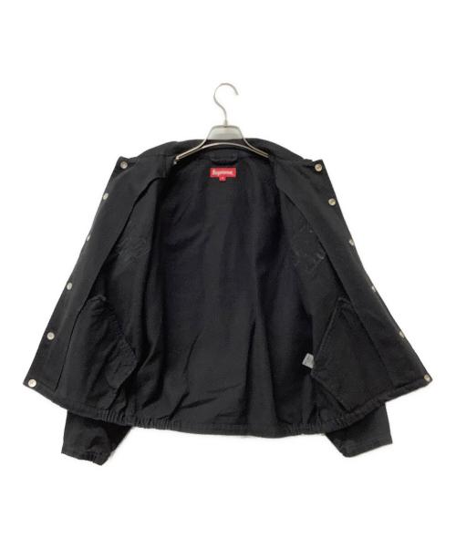 SUPREME（シュプリーム）SUPREME (シュプリーム) コーチジャケット Snap Front Twill Jacket ブラック サイズ:Sの古着・服飾アイテム