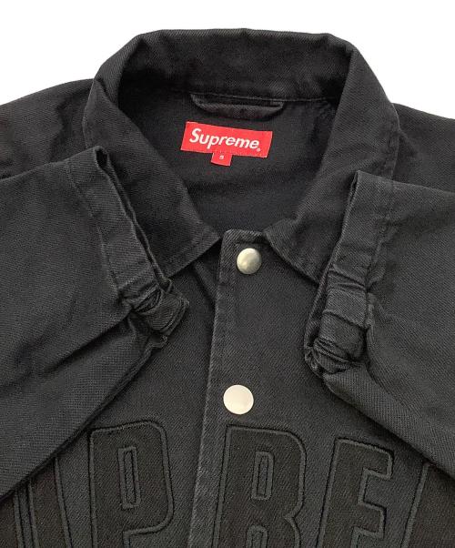 SUPREME（シュプリーム）SUPREME (シュプリーム) コーチジャケット Snap Front Twill Jacket ブラック サイズ:Sの古着・服飾アイテム