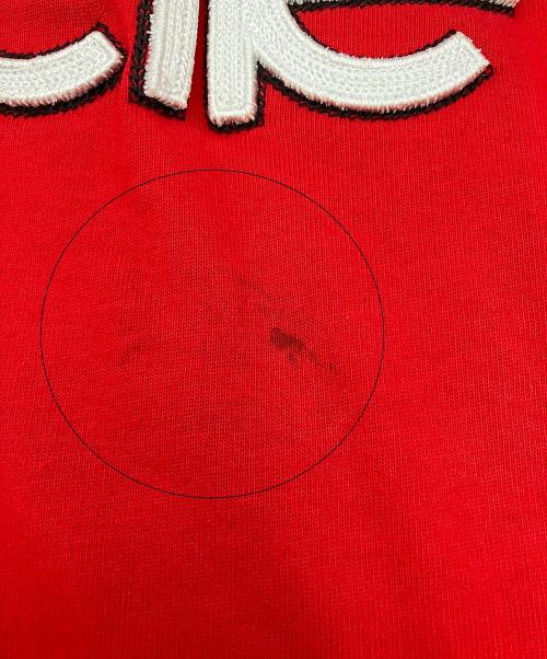 pellepelle（ペレペレ）pellepelle (ペレペレ) 半袖カットソー　刺繍 レッド サイズ:XLの古着・服飾アイテム