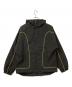 DIESEL（ディーゼル）の古着「ナイロンジャケット フーデッドジャケット」｜ブラック×イエロー