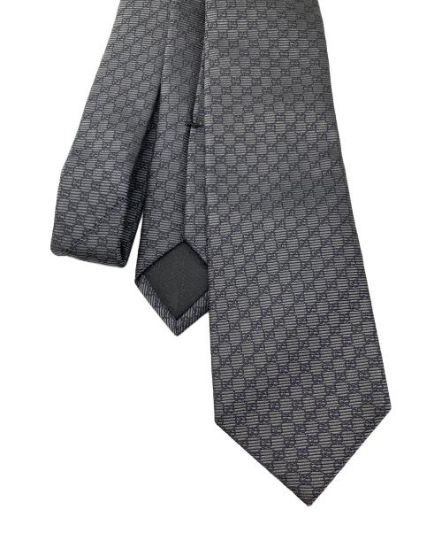 GUCCI（グッチ）GUCCI (グッチ) ネクタイ グレー サイズ:不明の古着・服飾アイテム