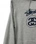 中古・古着 stussy (ステューシー) プルオーバーパーカー グレー サイズ:L：6000円