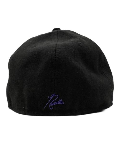 New Era（ニューエラ）New Era (ニューエラ) Needles (ニードルズ) キャップ 59FIFTY ブラック サイズ:7 3/8の古着・服飾アイテム