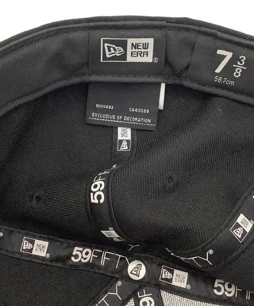 New Era（ニューエラ）New Era (ニューエラ) Needles (ニードルズ) キャップ 59FIFTY ブラック サイズ:7 3/8の古着・服飾アイテム
