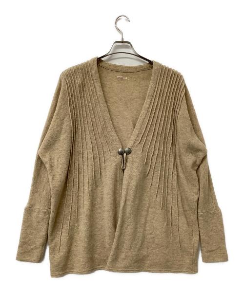 KAPITAL（キャピタル）KAPITAL (キャピタル) カーディガン 薄手カーディガン ベージュ サイズ:1の古着・服飾アイテム