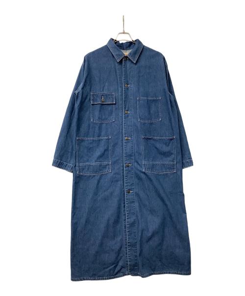 PAY DAY（ペイデイ）PAY DAY (ペイデイ) コート デニムロングコート  インディゴ サイズ:Fの古着・服飾アイテム