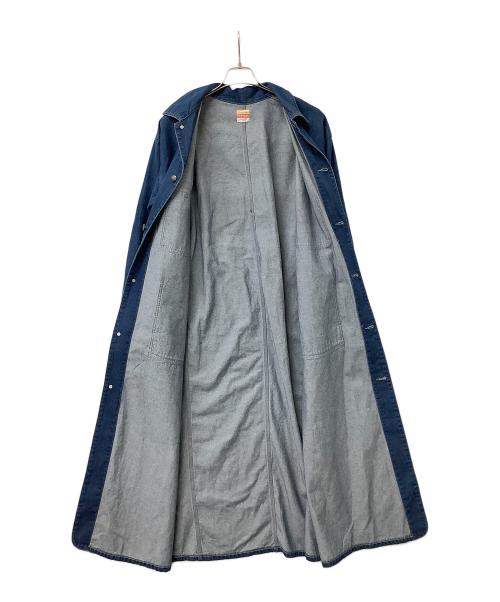 PAY DAY（ペイデイ）PAY DAY (ペイデイ) コート デニムロングコート  インディゴ サイズ:Fの古着・服飾アイテム