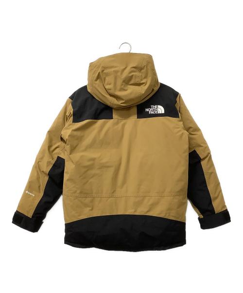 THE NORTH FACE（ザ ノース フェイス）THE NORTH FACE (ザ ノース フェイス) ダウンジャケット Mountain Down Jacket ベージュ×ブラック サイズ:Sの古着・服飾アイテム